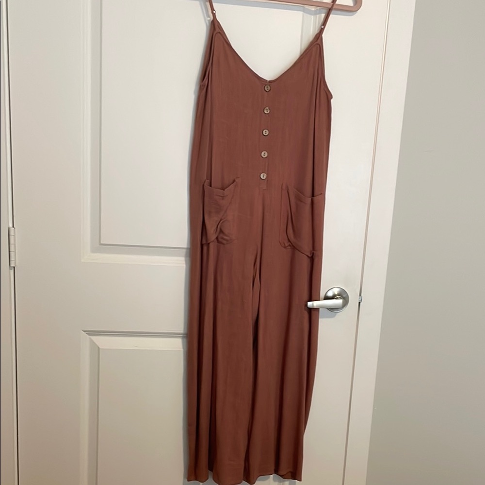 Women's Rust Jumpsuit